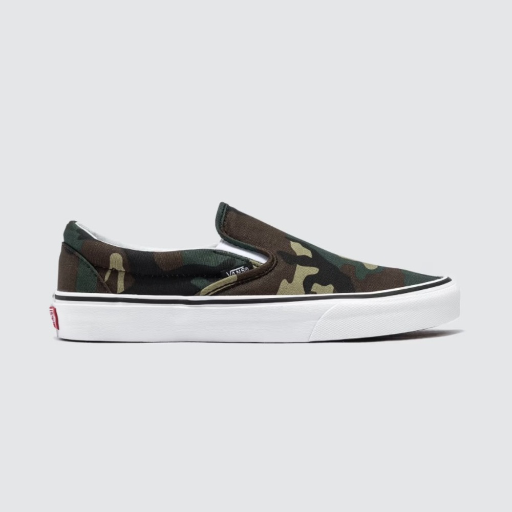 Vans camo slip on